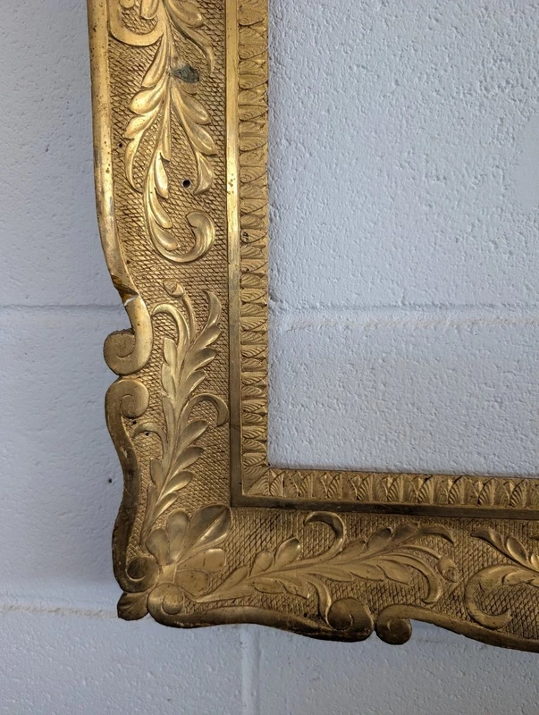 Cornice italiana in legno dorato – metà XIX secolo
