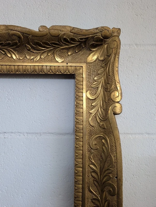 Cornice italiana in legno dorato – metà XIX secolo