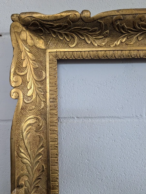 Cornice italiana in legno dorato – metà XIX secolo