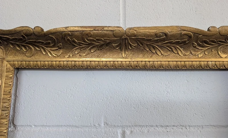Cornice italiana in legno dorato – metà XIX secolo