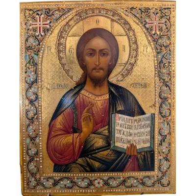 Russian icon of Christ Pantocrator – late 19th century