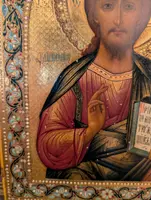 Russian icon of Christ Pantocrator – late 19th century