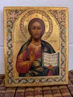 Russian icon of Christ Pantocrator – late 19th century