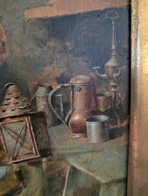 Tito Pellicciotti (1871–1950) – The Cobbler – Oil on panel