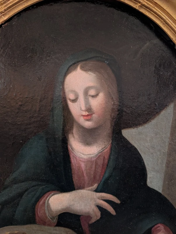 French School, early 19th century – Madonna and Child Asleep