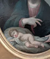 French School, early 19th century – Madonna and Child Asleep