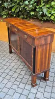 Narrow antique Empire-style sideboard in walnut