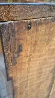 Narrow antique Empire-style sideboard in walnut