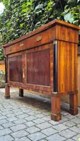 Narrow antique Empire-style sideboard in walnut