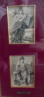 Amos Nattini (1892–1985) – Pair of watercolors, allegories of culture and work