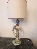 Lampada in ceramica Zaccagnini Firenze con uccelli – anni ’60
