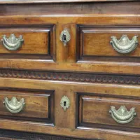 Antique Louis XVI-style walnut chest of drawers, 18th century