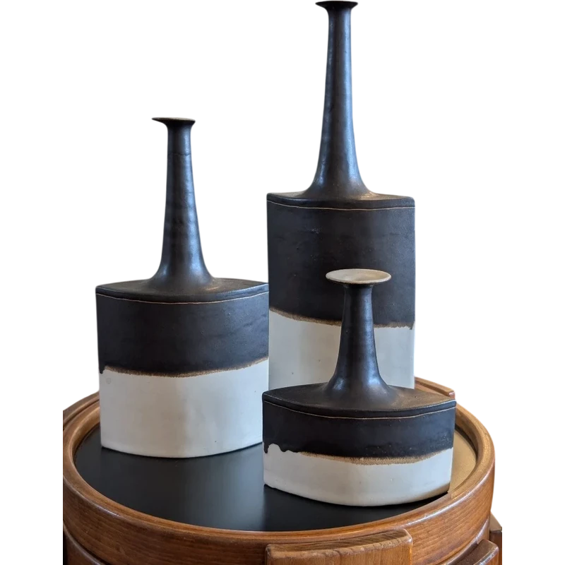Bruno Gambone – Three Ceramic Bottles