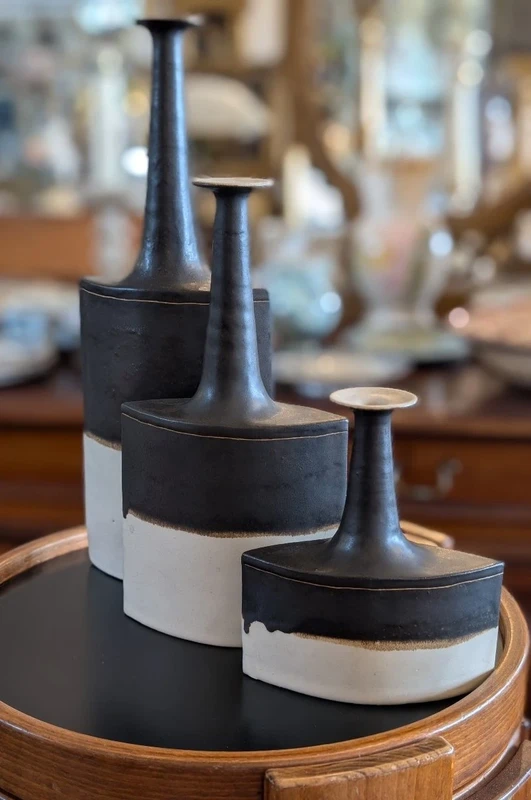 Bruno Gambone – Three Ceramic Bottles