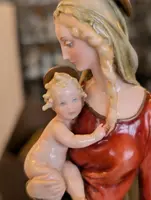 Giuseppe Cappè – Vierge à l'Enfant et chérubins en porcelaine
