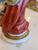 Giuseppe Cappè – Vierge à l'Enfant et chérubins en porcelaine
