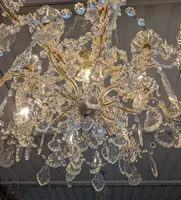 Large Maria Teresa 17-light crystal chandelier – First half of the 20th century