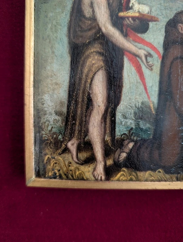 St. John the Baptist with a Praying Monk – Late 18th century