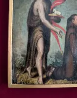 St. John the Baptist with a Praying Monk – Late 18th century