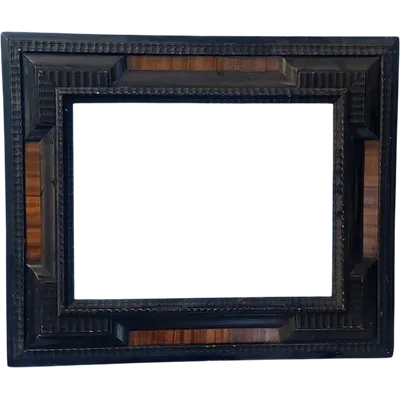 Cornice guilloche, legno ebanizzato, XIX secolo