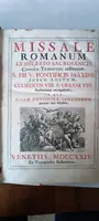 Roman Missal dated 1724, printed by the Balleonian Press -