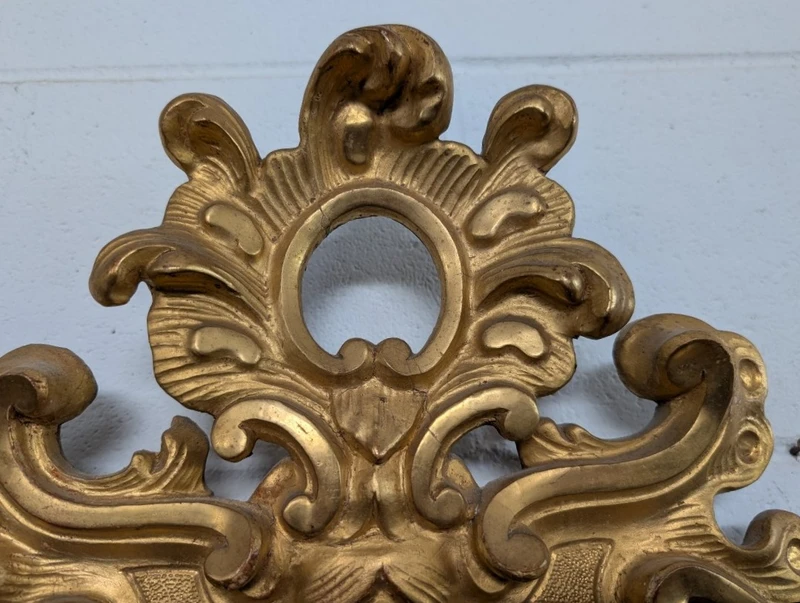 Pair of Sienese mirrors in gilded wood – First half of the 19th century