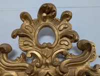Pair of Sienese mirrors in gilded wood – First half of the 19th century