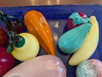 Centrotavola con frutta in vetro di Murano – Metà XX secolo