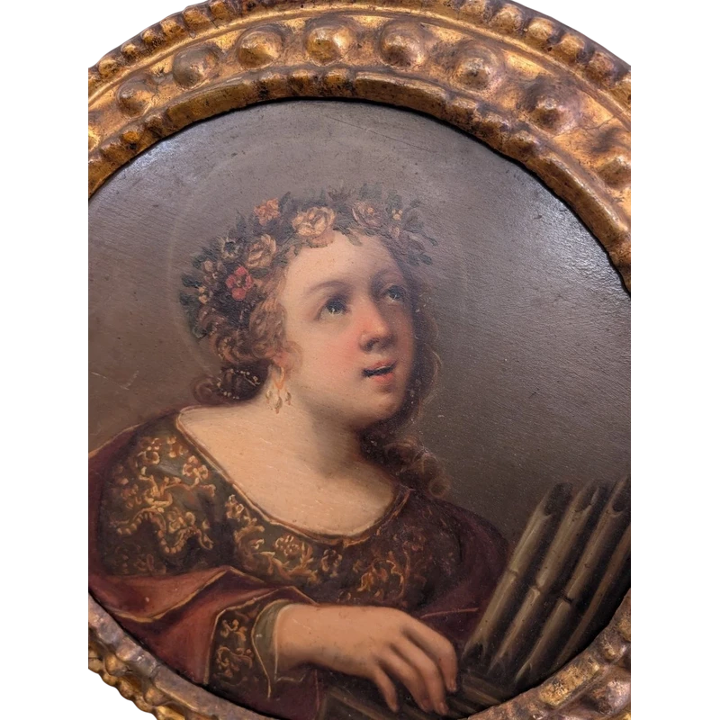 Saint Cecilia – A neoclassical painting from the late 18th century