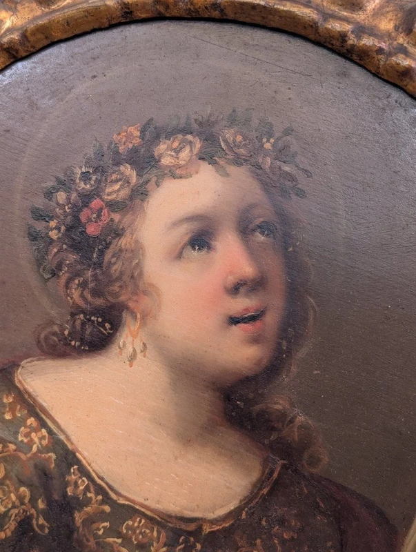 Saint Cecilia – A neoclassical painting from the late 18th century