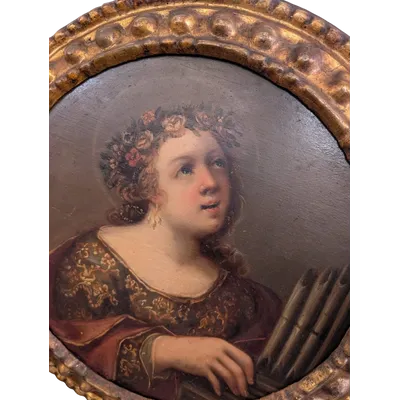Saint Cecilia – A neoclassical painting from the late 18th century