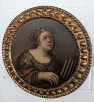 Saint Cecilia – A neoclassical painting from the late 18th century