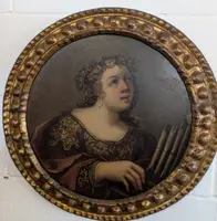 Saint Cecilia – A neoclassical painting from the late 18th century