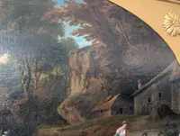 Idyllic Landscape with Figures – 18th-Century Roman School