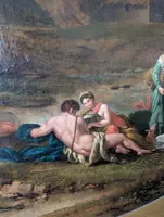 Idyllic Landscape with Figures – 18th-Century Roman School