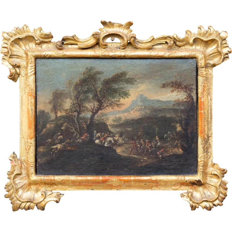 Battle Scene – attributed to Francesco Graziani