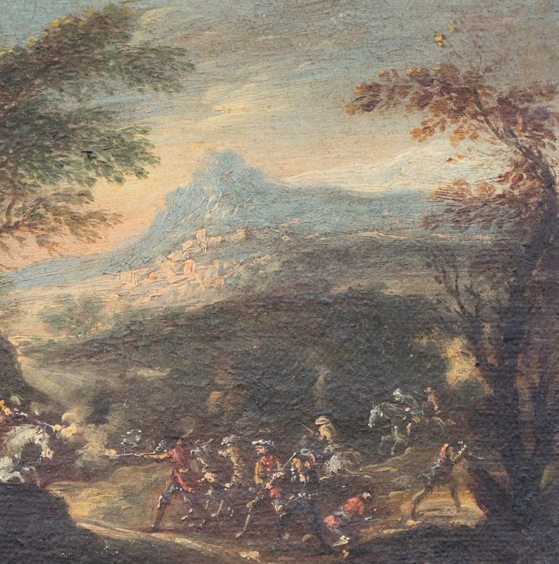 Battle Scene – attributed to Francesco Graziani