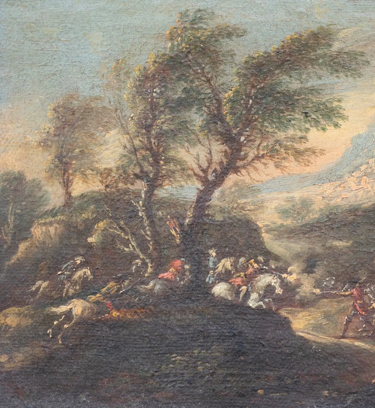 Battle Scene – attributed to Francesco Graziani