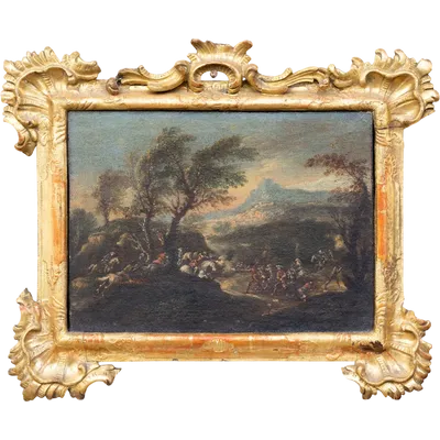 Battle Scene – attributed to Francesco Graziani