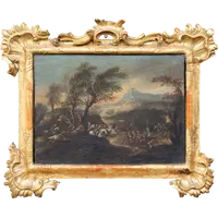 Battle Scene – attributed to Francesco Graziani