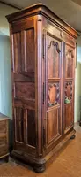 Armadio credenza antico Barocco del '600 in noce e radica