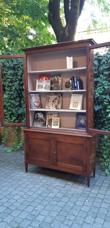 Libreria vetrina antica Luigi XVI emiliana del ‘700