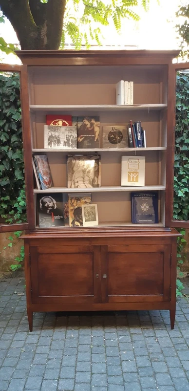 Libreria vetrina antica Luigi XVI emiliana del ‘700