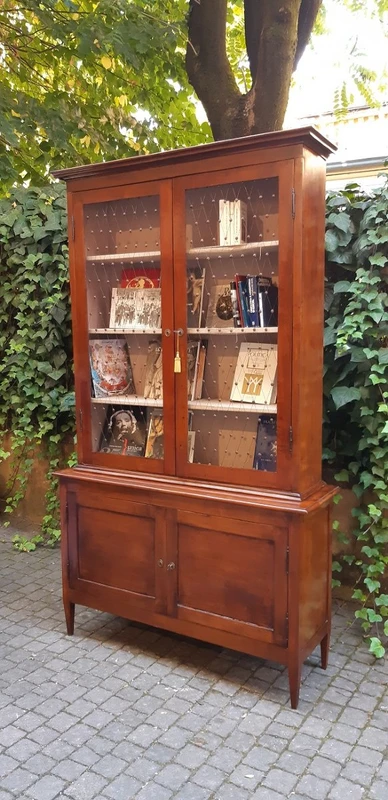 Libreria vetrina antica Luigi XVI emiliana del ‘700