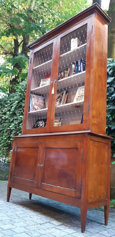 Libreria vetrina antica Luigi XVI emiliana del ‘700