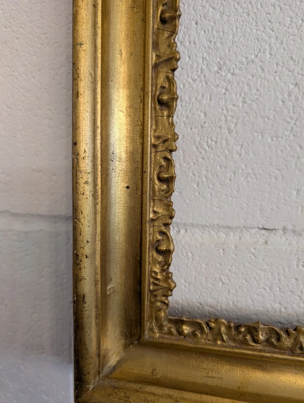 Original gilt frame, late 18th century