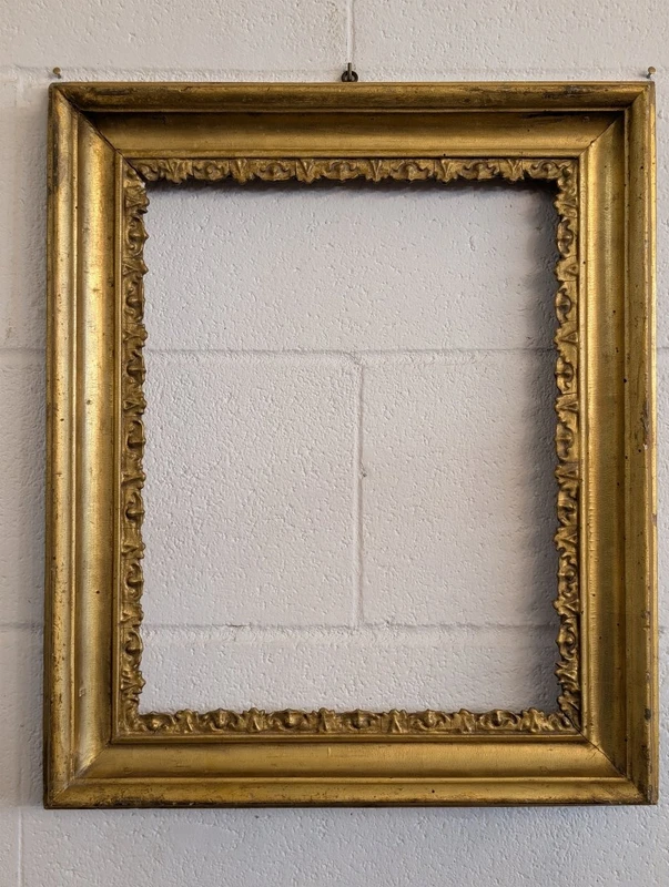 Original gilt frame, late 18th century