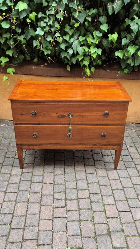 Small antique Louis XVI-style chest of drawers from Emilia