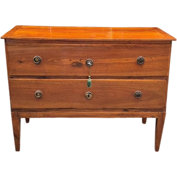 Small antique Louis XVI-style chest of drawers from Emilia