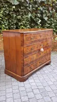 Commode à tiroirs ancienne d'Émilie en noyer, datant du XVIIIe siècle